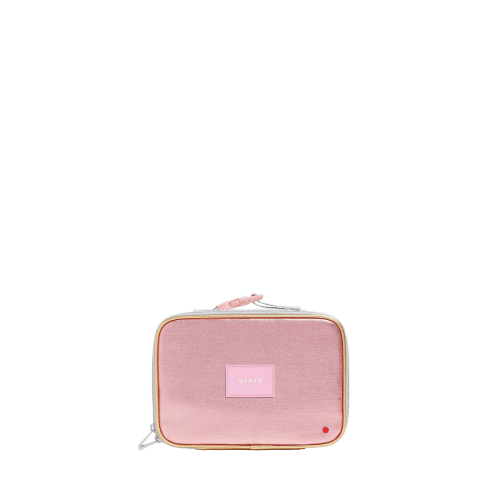 STATE Bags | Rodgers Lunch Box Metallic Pink/Silver