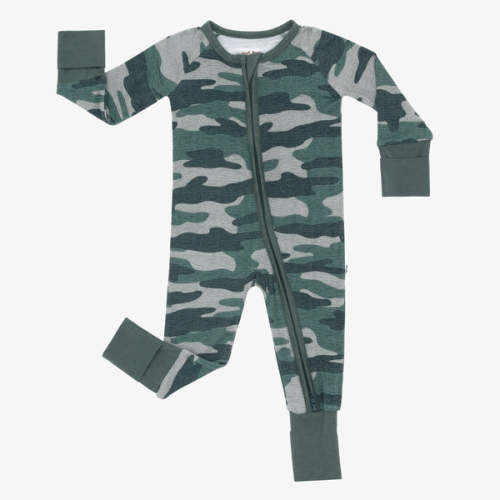 Vintage Camo Zippy - Little Sleepies