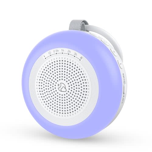 Portable Sound Machine for Baby,LEICEX White Noise Machine,33 Soothing Sound 10 Colors Night Light Sleep Machine for Baby Kids,Timer and Memory, Travel Sound Machine for Sleep Office Privacy Travel