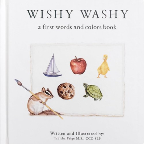 Wishy Washy: A Board Book of First Words and Colors for Growing Minds