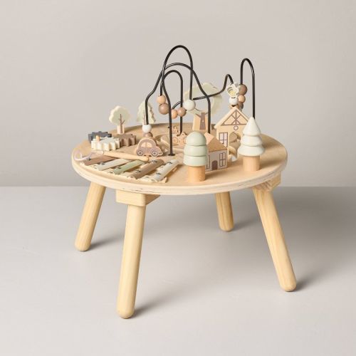 Kids' Wood Toy Activity Play Table - Hearth & Hand™ With Magnolia: Creative Thinking, Iron & Wood, 18 Months+