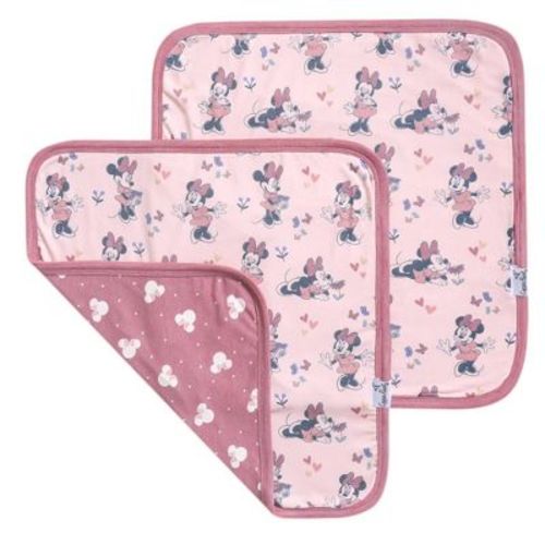 Copper Pearl 3-Layer Security Blanket Set - 2pk - Minnie Mouse