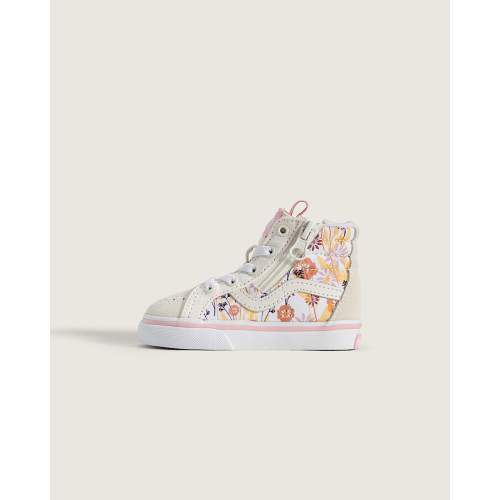 Toddler Sk8-Hi Side Zip Shoe in Marshmallow White | Vans