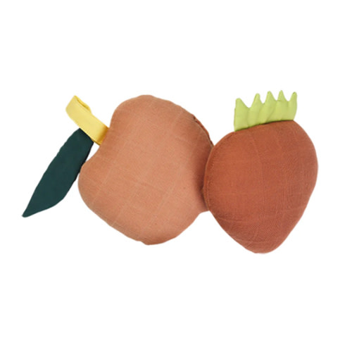 Offcuts Rattle | Strawberry