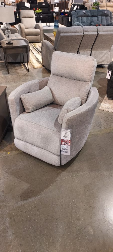 Durham Silver Swivel Power Recliner
