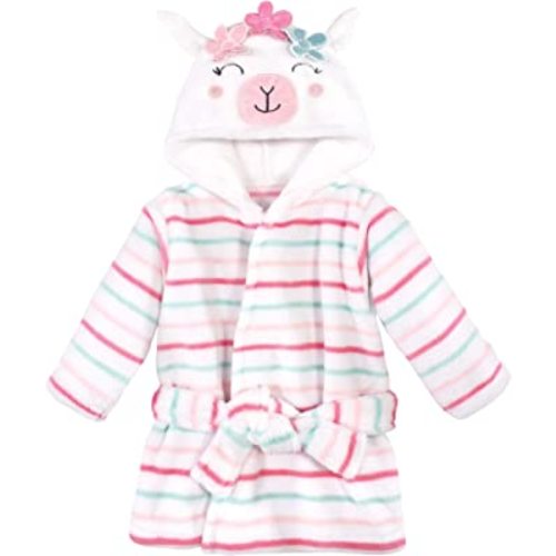 Unisex Baby Plush Animal Face Bathrobe