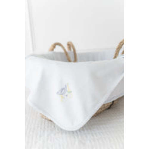 Blue Receiving Blanket I Ruth and Ralph