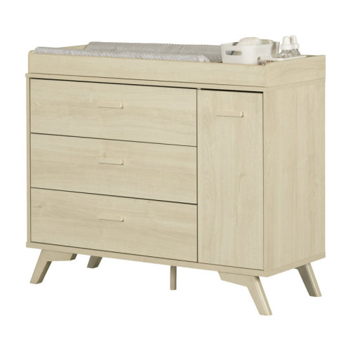 South Side Living Milos 3-Drawer Changing Table With Removable Changing Tray | Wayfair