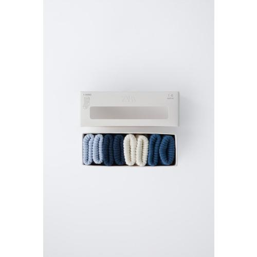 FOUR-PACK OF SOCKS IN VARIOUS COLORS - Mid-blue | ZARA United States