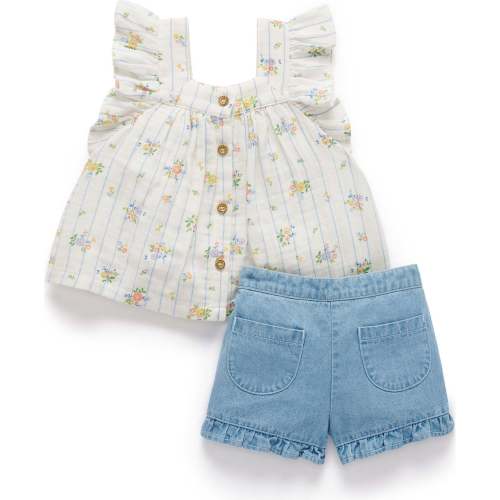 Nautical Set Nautical Floral - Purebaby Mixed Apparel Set | Maisonette