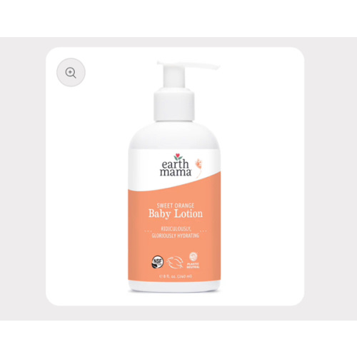 Sweet Orange Baby Lotion | Earth Mama