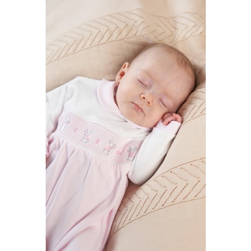 Baby Bunny & Flower Sleepsuit