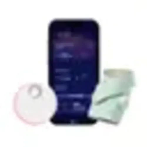 Owlet - Dream Sock FDA-Cleared Smart Baby Monitor with Live Health Readings and Notifications - Dusty Rose