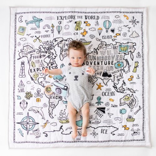 Organic World Explorer Play Mat, Nursery Rug - Etsy