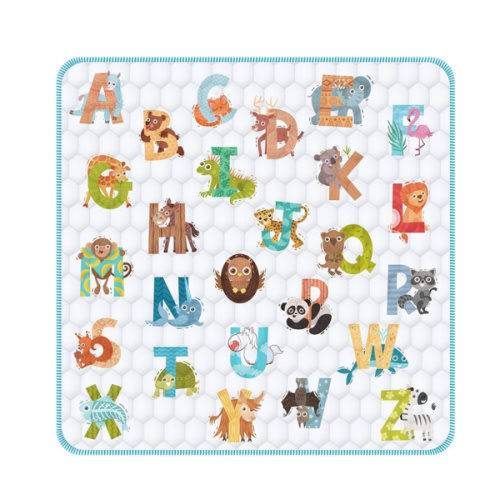 Baby Play Mat for Floor,Premium Baby Play Mat 50" X 50",Thick One-Piece Crawling, Odorless Floor Mat,Non-Slip Cushioned Baby Playmat for Infants,Babies,Toddlers.Foldable and Washable Baby Plaype