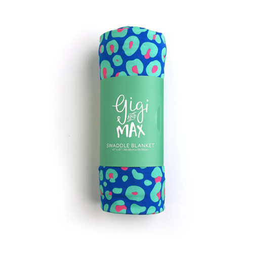 Miley Leopard SWADDLE – Gigi and Max