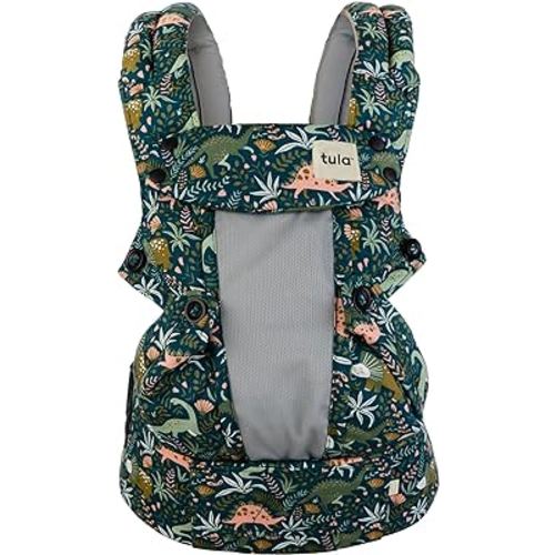 Baby Tula Coast Explore Mesh Baby Carrier, Adjustable Newborn to Toddler Carrier, Ergonomic and Multiple Positions for 7 – 45 pounds (Land Before Tula)