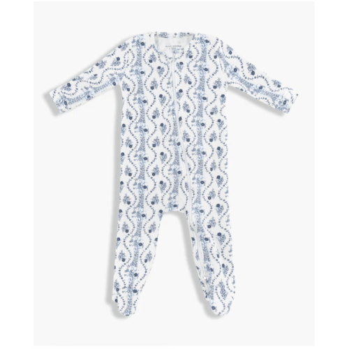 The Footie Pajama - Rose Circular Lattice