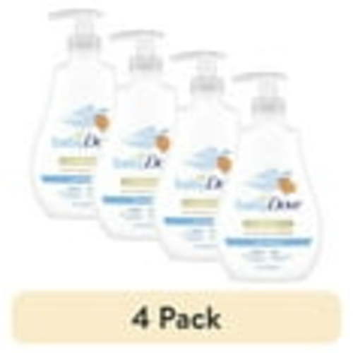(4 pack) Dove Baby Rich Moisture Hypoallergenic Moisturizing Lotion Newborn Sensitive Skin, 13 oz