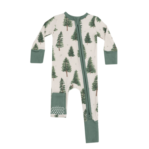 2 Way Zipper Romper - Forest Trees – Angel Dear