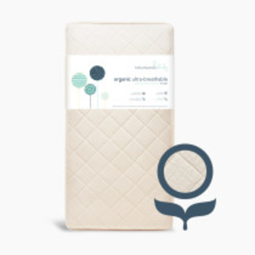 Naturepedic Organic Ultra Breathable Lightweight 2-Stage Mattress with Washable Cover