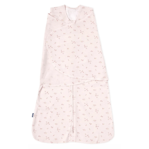 Pink Floral Cotton Swaddle Newborn | HALO