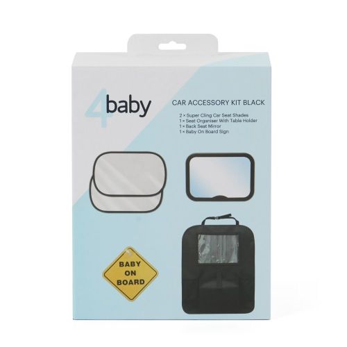 4baby Car Accessory Kit Black
