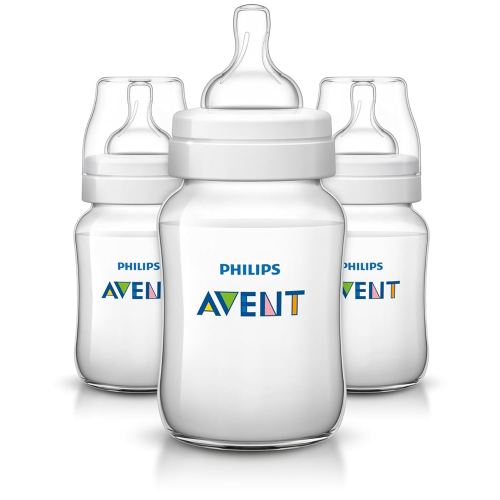 Philips Avent Anti-colic Baby Bottles Clear, 9oz 3 Piece