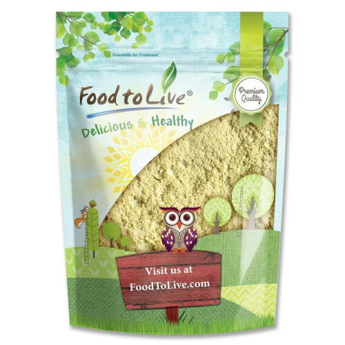 Food to Live Fenugreek Powder, 0.5 lbs - Vegan, Kosher, Raw, Hair Supplement & Spice
