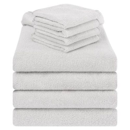 American Soft Linen Turkish Baby Toddler Hooded Bath Towel Set, 100% Cotton Soft Fluffy Baby Toddler Hooded After Shower Towels
