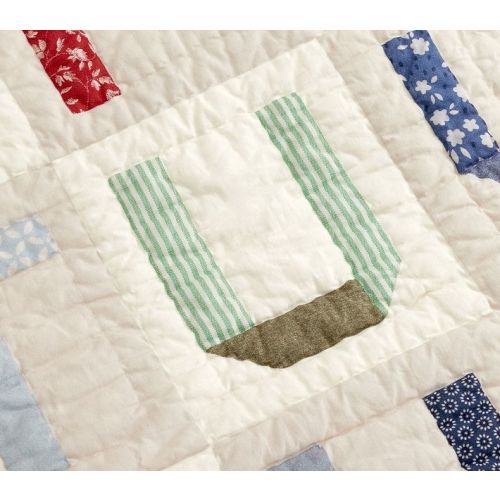 Patchwork ABC Baby Quilt | Pottery Barn Kids