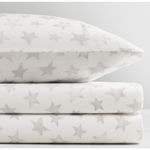 Painted Stars Ultra-Fine Organic Cotton Crib Fitted Sheet | RH Baby & Child