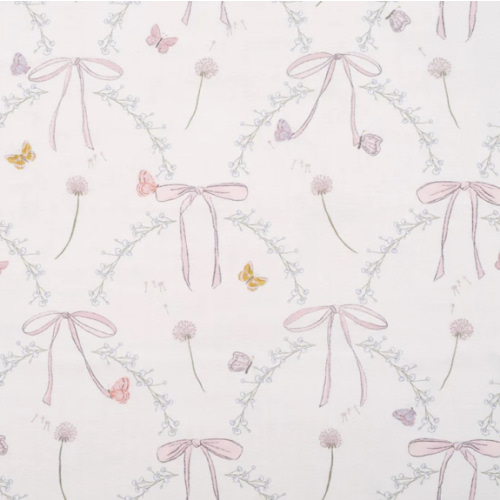 Bows & Butterfly Kisses Swaddle - Pink | Gooselings