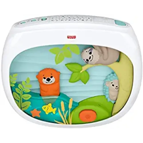 Fisher-Price Baby Sound Machine Settle & Sleep Projection Soother With Sensor And Customizable Music & Light Projection