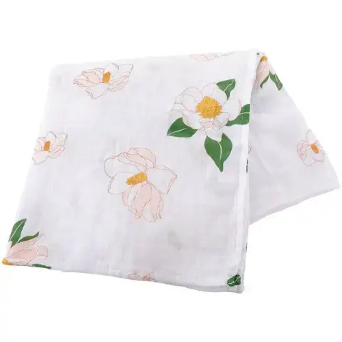 Southern Magnolia Baby Muslin Swaddle Blanket Breathable – Little Hometown