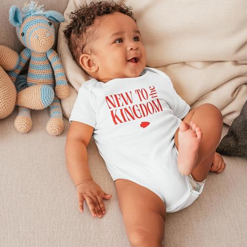 New to the Kingdom | Baby One Piece | Multiple Color Options | Made To Order