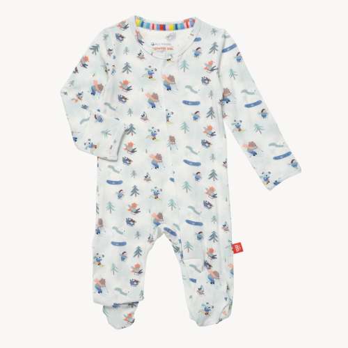 Magnetic Me Parent Favorite Footie – Tis the Ski-son, 6-9M