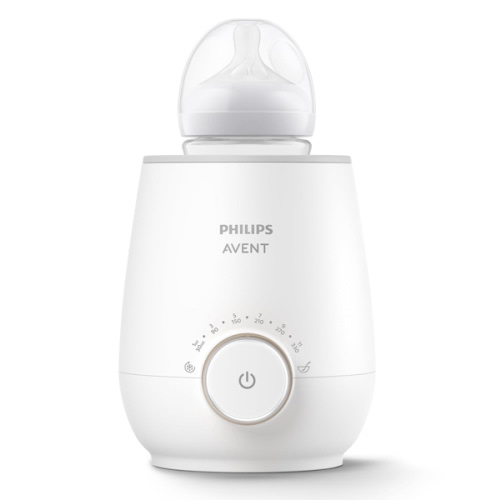 Philips Avent Premium Fast Bottle Warmer, with Smart Temperature Control, Water Bath Technology, Automatic Shut-Off, Model SCF358