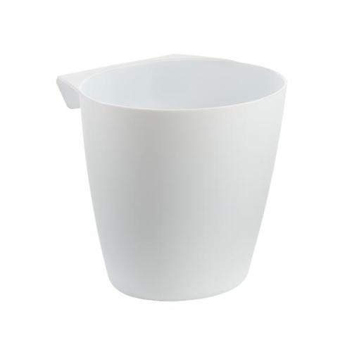 White 3-Tier Rolling Cart Hanging Organizer Cup