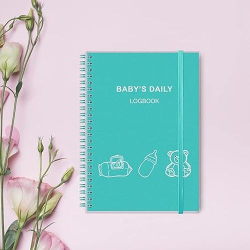 Baby's Daily Log Book - Blue