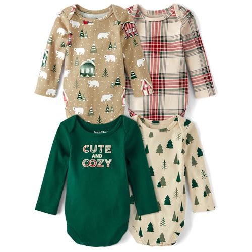 The Children's Place baby-boys And Newborn Long Sleeve Bodysuits, Multipacks