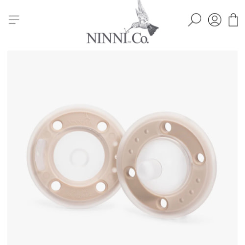 Ninni Pacifier Oatmeal 2 Pack