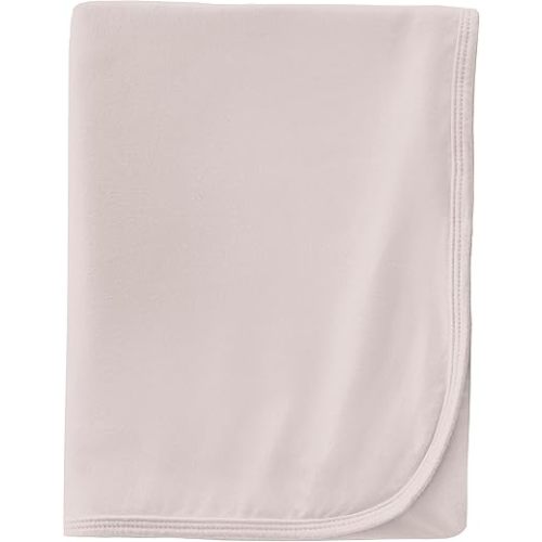 KicKee Swaddle Blankets, Year Round Solid Color, Silky Soft Baby Blanket, Our Dreamy Swaddle Wrap is Sized 40” x 29” (Baby Rose - One Size)
