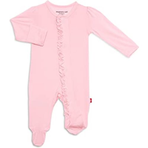 Magnetic Me Footie Pajamas Soft Modal Baby Sleepwear with Quick Magnetic Fastener | Boys and Girls Sleeper Preemie-24 Months
