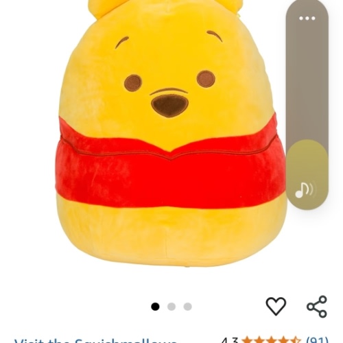 Amazon.com: Squishmallows Official Kellytoy Mini 5" Winnie The Pooh Disney Characters Squishy Soft Stuffed Plush Toy Animal : Toys & Games