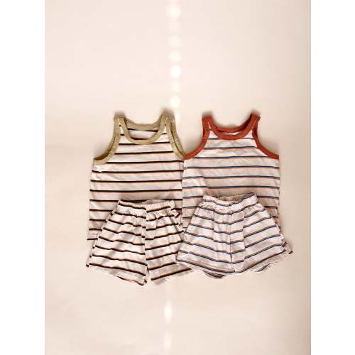 Retro Tank Short Set