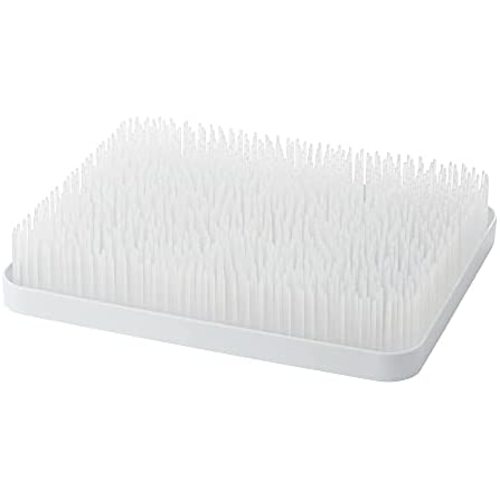 Boon Lawn Countertop Drying Rack ,White , 13.5x11x2.5 Inch (Pack of 1)