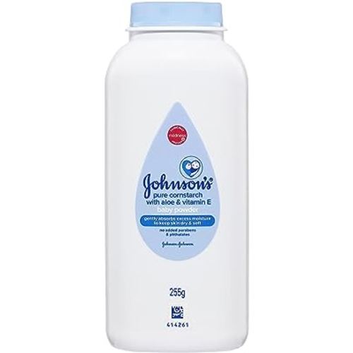 Johnson's Baby Powder for Delicate Skin, Hypoallergenic and Free of Parabens, Phthalates, and Dyes for Baby Skin Care, 1.5 oz