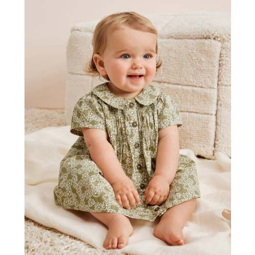 Baby Smocked Poplin Dress & Bloomers Set | Hanna Andersson