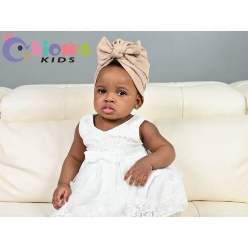 SILK-Lined TOPKNOT BOW Baby Turban Hat, Newborn Toddler Hair Protection, Curly Kids Head Wrap – No More Balding, Soft & Comfortable Headwrap
